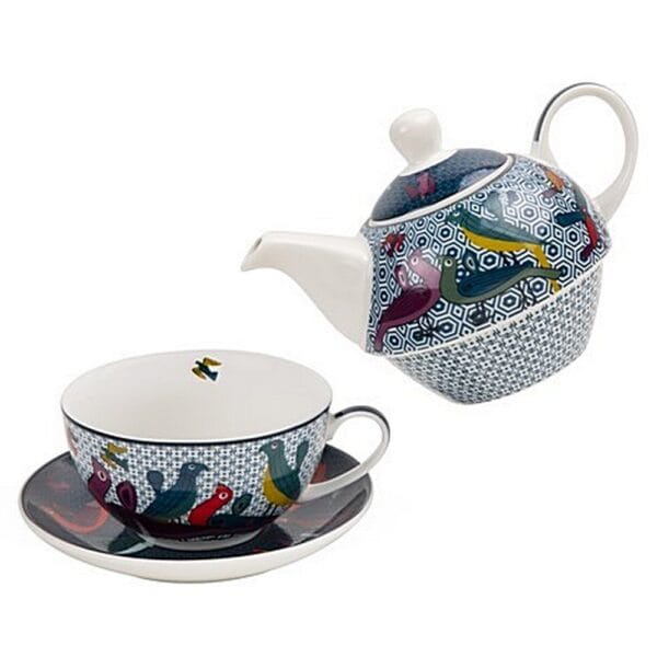 Tea for one with Infuser Birds - Image 2