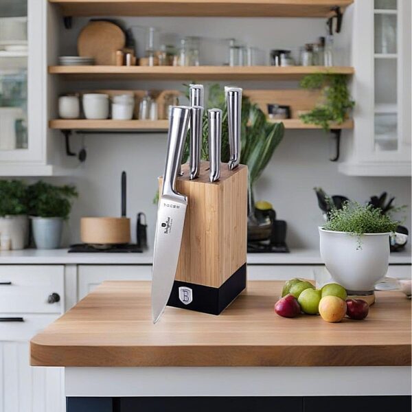 7pcs knife set with Bamboo stand Berlinger Haus - Image 2