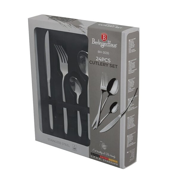 Berlinger Haus Cutlery set 24pcs mirror - Image 3