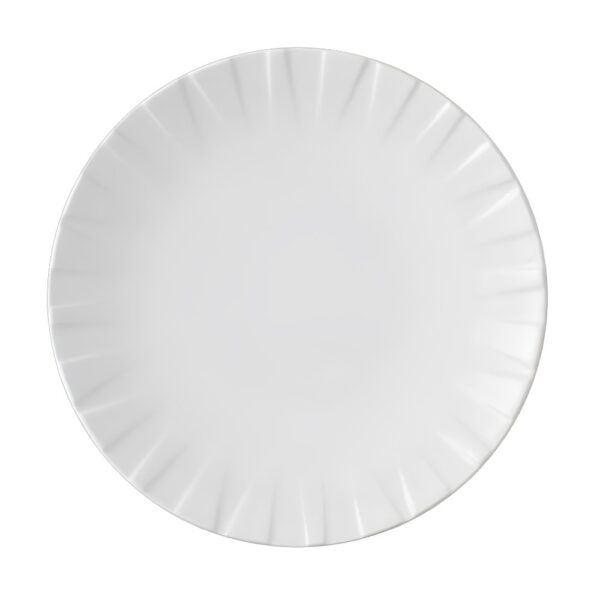 Alchemy Abstract Coupe Plate White 23.5cm