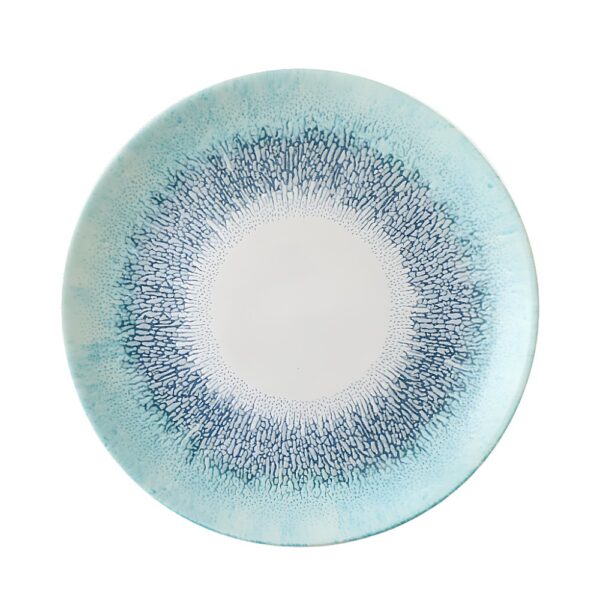 Studio Prints Fusion Aquamarine Coupe Plate