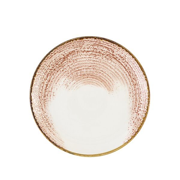 Homespun Accents Coral Coupe Plate 26cm