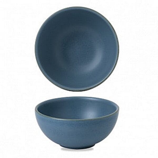 Nourish Oslo Blue Contour Bowl