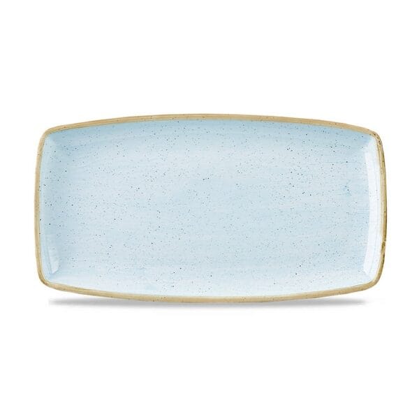 Stonecast Duck Egg Oblong Plate 35cm