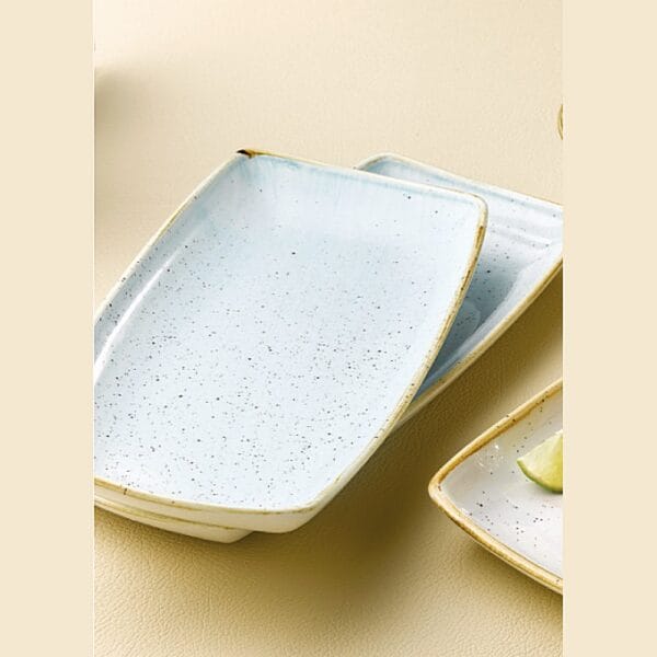 Stonecast Duck Egg Oblong Plate 35cm - Image 2