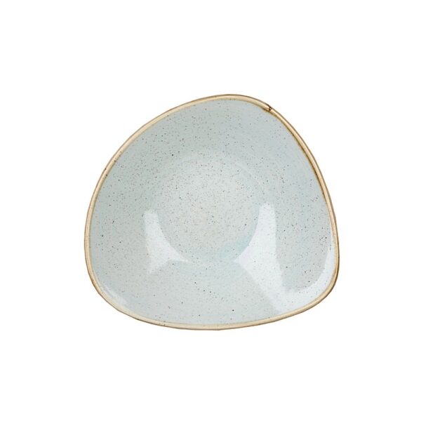 Stonecast Duck Egg Triangle Bowl 23.5cm