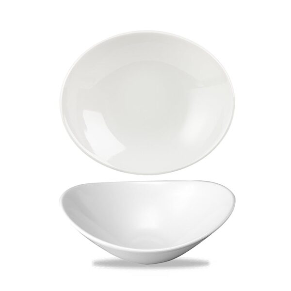 Orbit Oval White Bowl 480ml