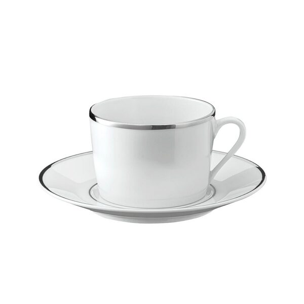 Tea/Coffee Cup 20cl Set of 6 - Galon Platine - Image 2