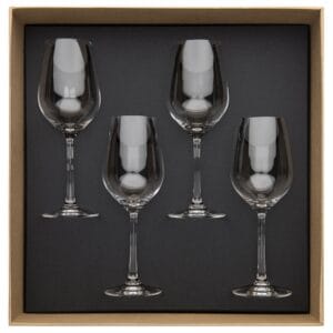 Gift Box of 4 Red Wine Glasses 37cl - Domaine