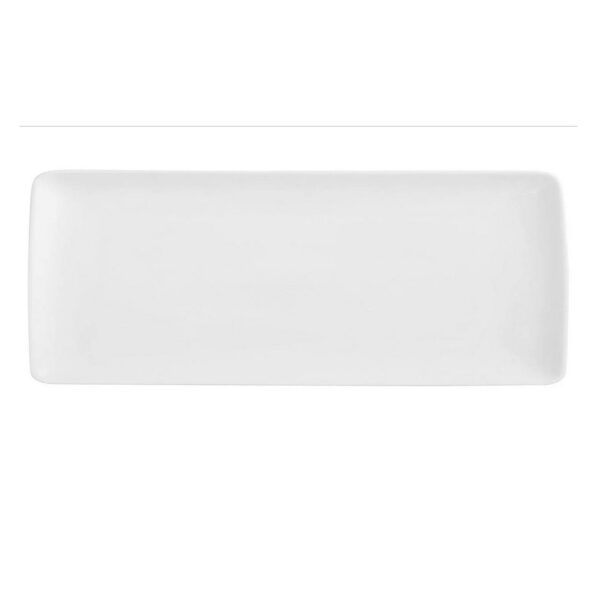 White Rect Cake Dish 40*16Cm - Modulo