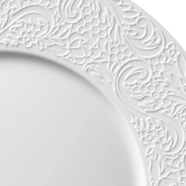 Round Dinner Plate 28cm Set of 6 - Collection L Couture - Image 3