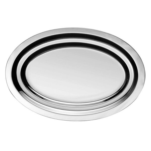 Oval Dish Stainless Steel - Newport Table