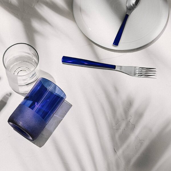 Cutlery Set For 24 Place Settings - Quartz Miroir Bleu Celeste - Image 3