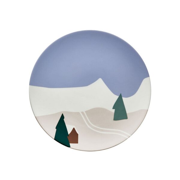 Set of 6 Round Plates 23cm - Destination Montagne - Image 5