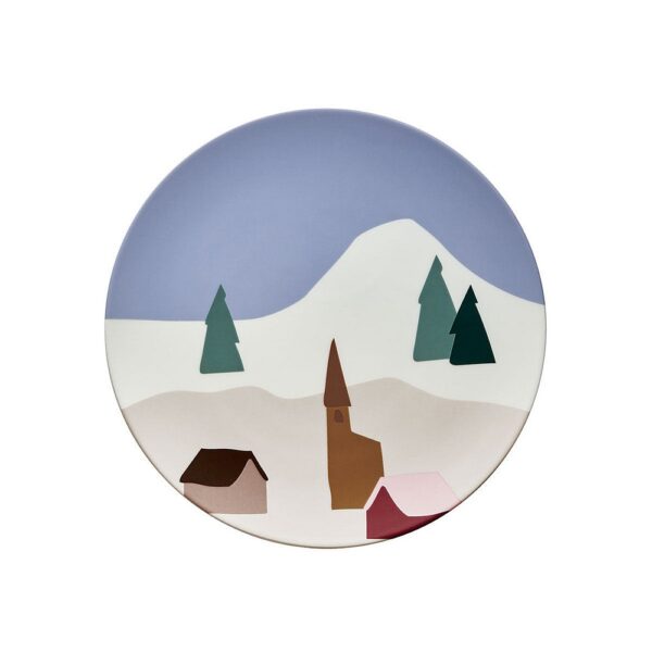 Set of 6 Round Plates 23cm - Destination Montagne - Image 6