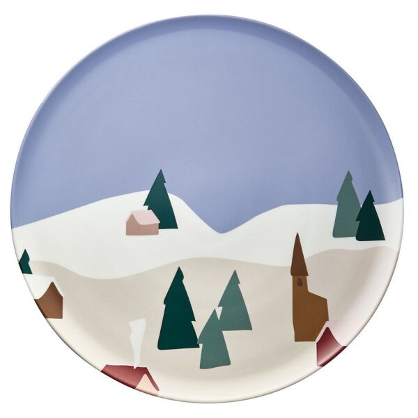 Round Shared Plate 32cm -Destination Montagne - Image 2