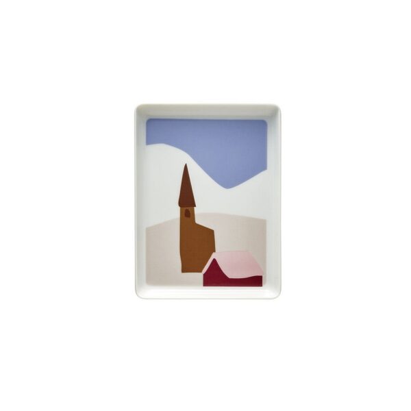 Gift Box of 3 Rectangular Mini Plates -Destination Montagne - Image 3