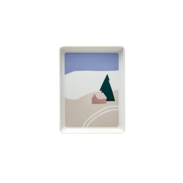 Gift Box of 3 Rectangular Mini Plates -Destination Montagne - Image 4