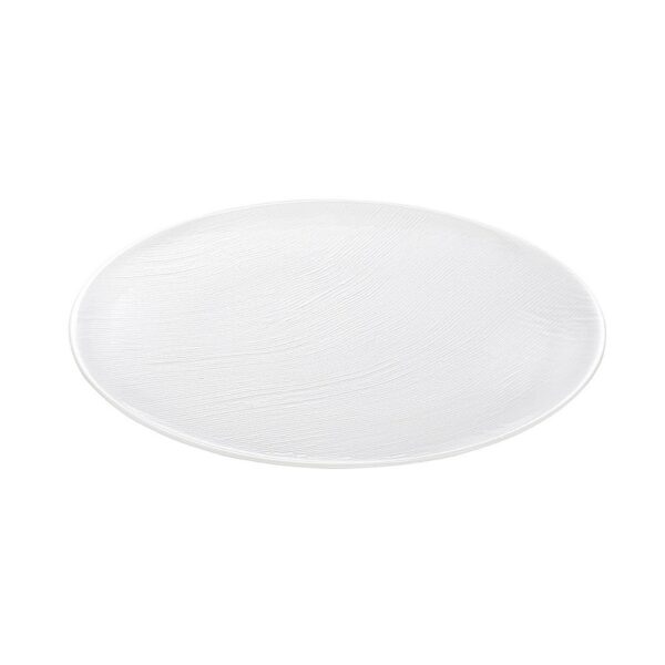 Round Dinner Plate 27.9cm - Rivage Blanc - Image 2