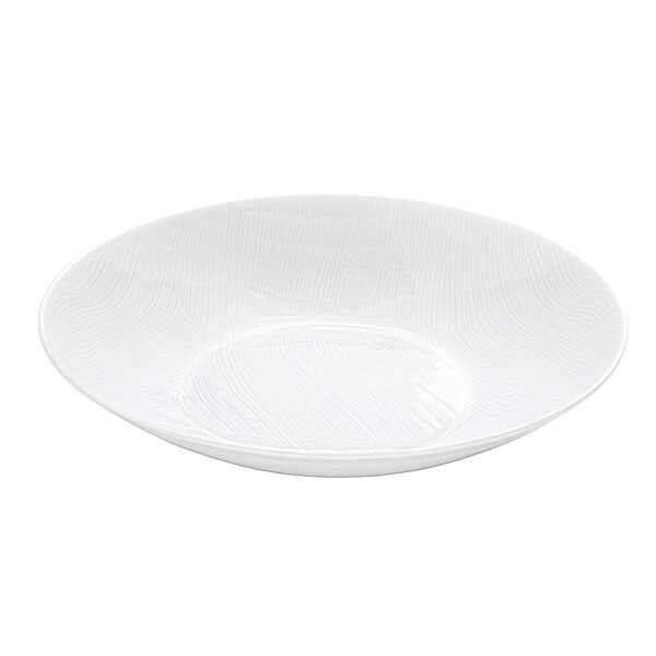 Round Cereal Plate 24cm - Rivage Blanc - Image 2