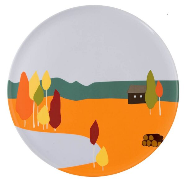 Round Shared Plate 32cm - Destination Foret - Image 2