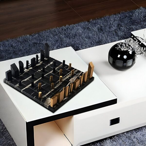 Modern Marble Crystal Checkboard - Image 2