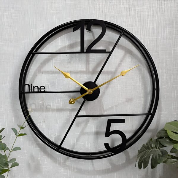 Metal Hanging Clock - Image 2