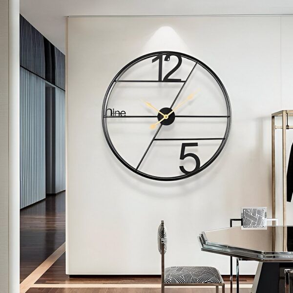 Metal Hanging Clock - Image 3