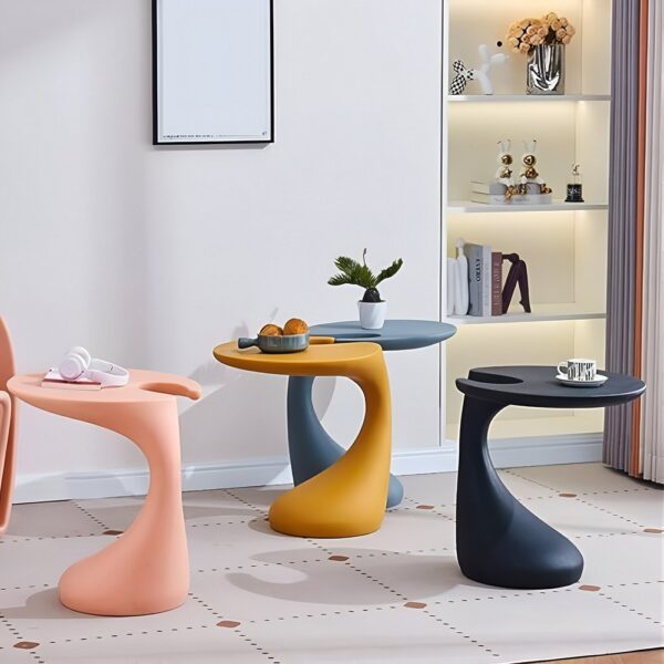 Modern Plastic Side Table - Image 2