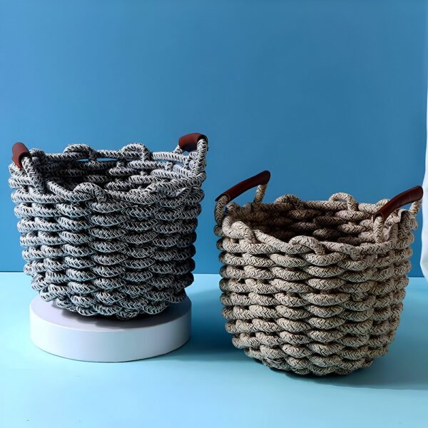 Thick Cotton Roped Basket, Sold Separately