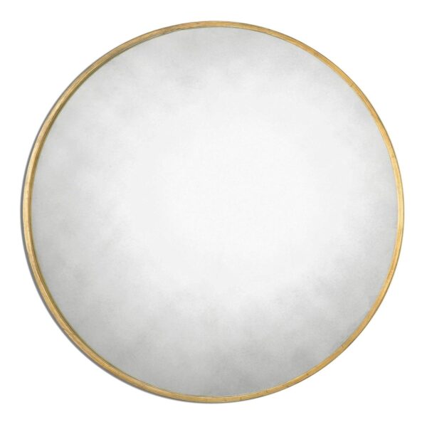 Golden Meadow Round Mirror