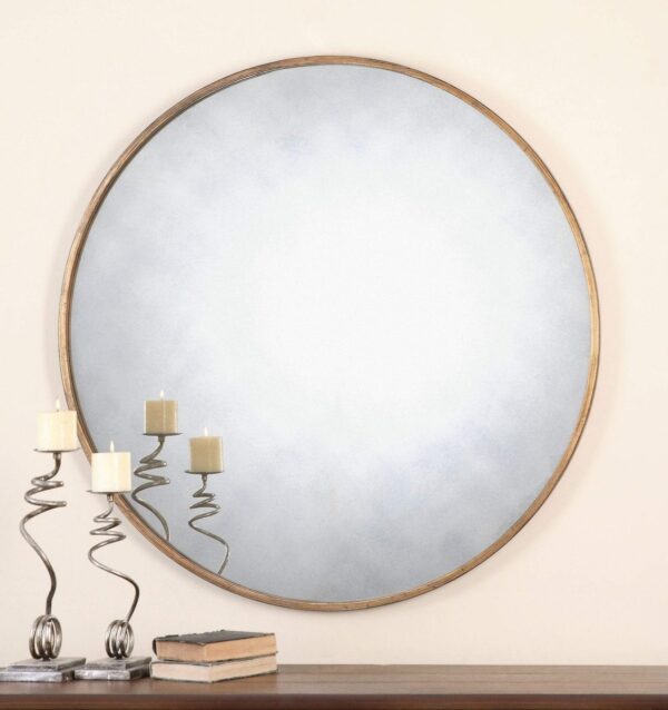 Golden Meadow Round Mirror - Image 2