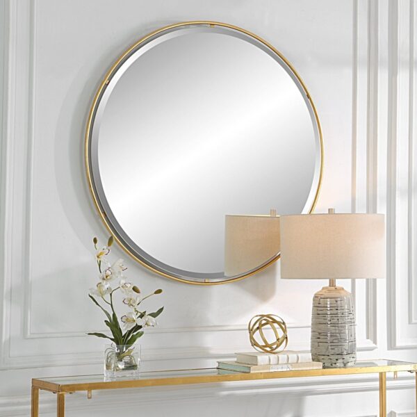 Bloom Arc Gold Mirror - Image 3