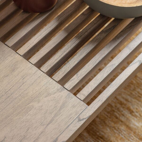 Hollow Wooden Coffee Table - Image 2