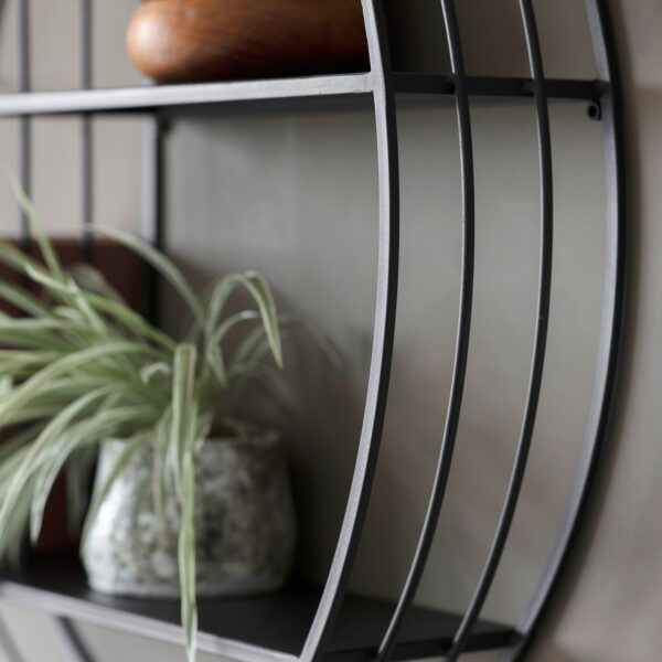 Black Circular Display Shelf - Image 2