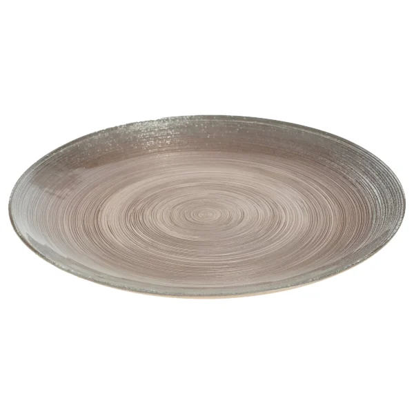Presentation Plate Jem Set of 6 Rose & Gold 33cm - Image 2