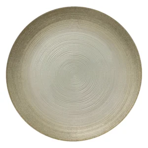 Jem Dinner Plate In White Glass Set of 6