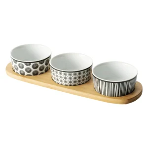 Appetizer Set Bamboo Bohemian