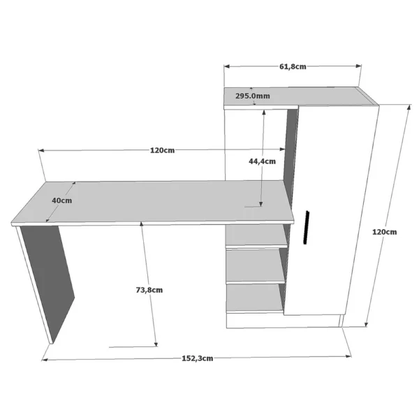 Zerith Study Desk - Image 4