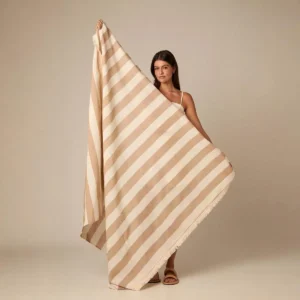Maxi Beach Towel Listras Mocca