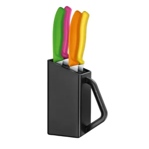 Swiss Classic Steak and Pizza Knife Block Set of 4 Victorinox