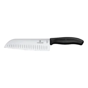 Swiss Classic Santoku Knife, fluted edge Victorinox