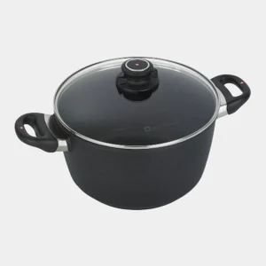 XD non-stick stockpot with glass lid - induction Swiss Diamond