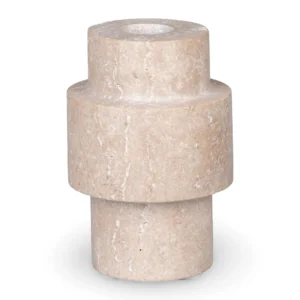 Vox Candle Holder Travertine