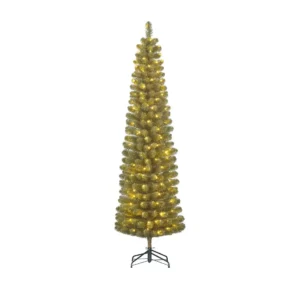 Charlton Pilar Christmas tree green led warm white