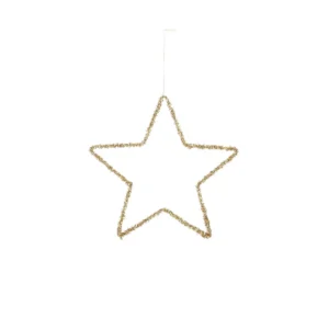Ornament star gold W:25cm