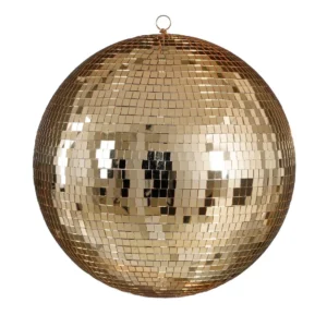 Mirror ball hanging champagne 50cm