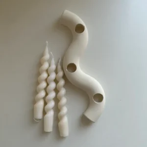 Wave Triple Candle Holder
