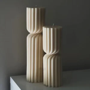 Twisted Ribbed Candle