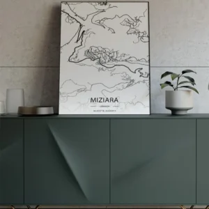 Sook's Miziara map Art Print